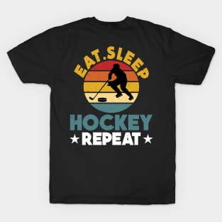 Eat Sleep Ice Hockey Repeat T-Shirt